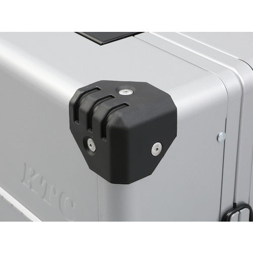 KTC Steel Tool Box Double Door Metal Case (Silver) Width 440 x Depth 233 x Height 230 mm EK-10A 1 pc