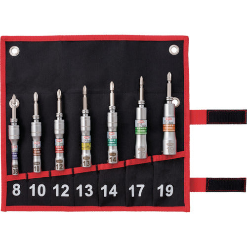 TONE Socket Bit (for Power Tools) Interchangeable Universal Bit Socket Set, 6.35mm Drive, 2BNU700 1 S