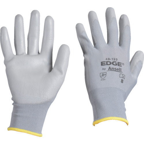 앙셀 우레탄 배발 장갑 에지 48-129 그레이 L 사이즈 48-129-9 1 쌍