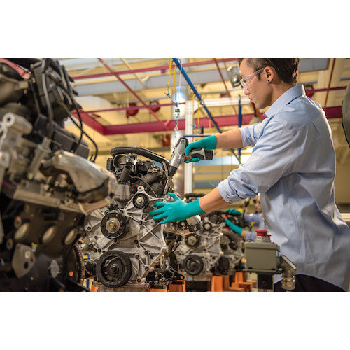 Ansell Chemical-Resistant Nitrile Rubber Disposable Gloves, Touch N Tough 92-600, Powder-Free, XL Size, 100 Gloves, 92-600-10, 1 Box