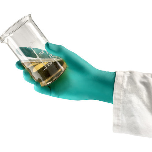 Ansell Chemical-Resistant Nitrile Rubber Disposable Gloves, Touch N Tough 92-600, Powder-Free, XL Size, 100 Gloves, 92-600-10, 1 Box