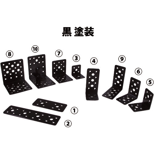 ＤＡＩＤОＨＡＮＴ　マルチ金物　Ｌ型　ユニクロメッキ　２．３×４０×８５×８５　00069128　1 個