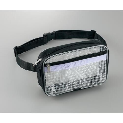 ＡＳ　ＰＶＣクリアバッグ　ウエストポーチ　ＫＣＩＣ−１４６１　3-1737-02　1 個