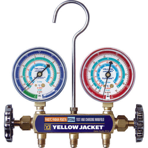 Yellow Jacket R407C Manifold Kit with Case Y409678C 1 S