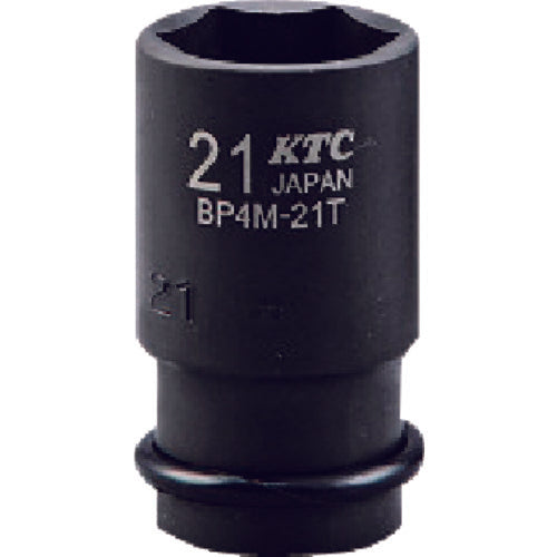 ＫＴＣ　１２．７ｓｑ．インパクトレンチ用ソケット（セミディープ薄肉）　ピン・リン　BP4M-17TP-S　1 丁