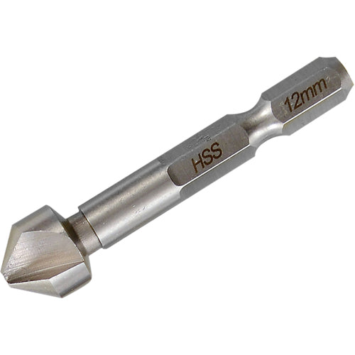 RELIEF 육각축 3장 블레이드 모따기 커터 φ12mm HSS강 27582 1개