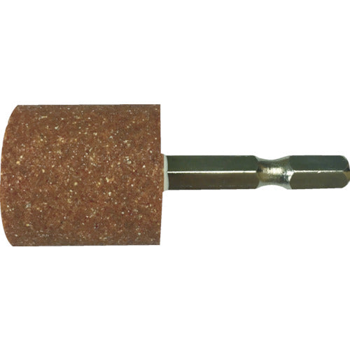 RELIEF 육각축 축 부착 숫돌 금속용(WA) 원통형 φ25×25mm 27801 1개
