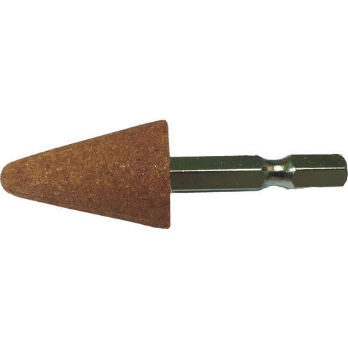 RELIEF 육각축 축 부착 숫돌 금속용(WA) 우산형 φ20×30mm 27806 1개