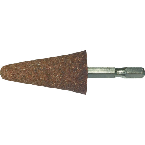 RELIEF 육각축 축 부착 숫돌 금속용(WA) 우산형 φ25×50mm 27807 1개