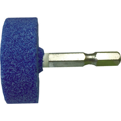 ＲＥＬＩＥＦ　六角軸　軸付砥石　ステンレス用（ＷＡ）　平型　φ３８×１３ｍｍ　27843　1 個