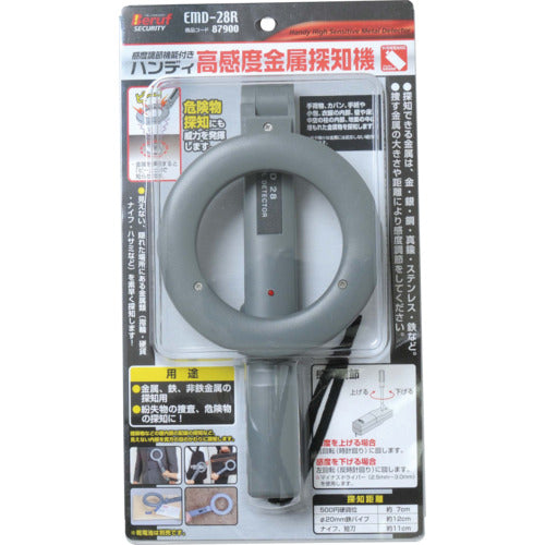 ＢＥＲＵＦ　ハンディ高感度金属探知機　87900　1 台