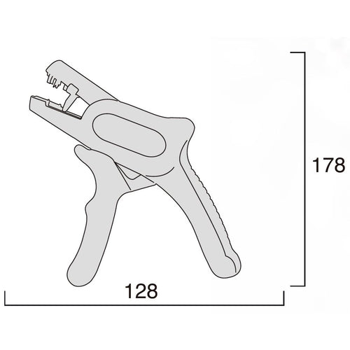 Fujiya Auto Multi Stripper Mini PP505-170 1 piece
