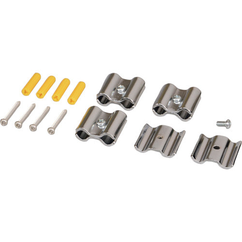 라이트 메쉬 패널용 파트 조인트 쇠장식 크롬 8φ용 4P KO-82 1 PK