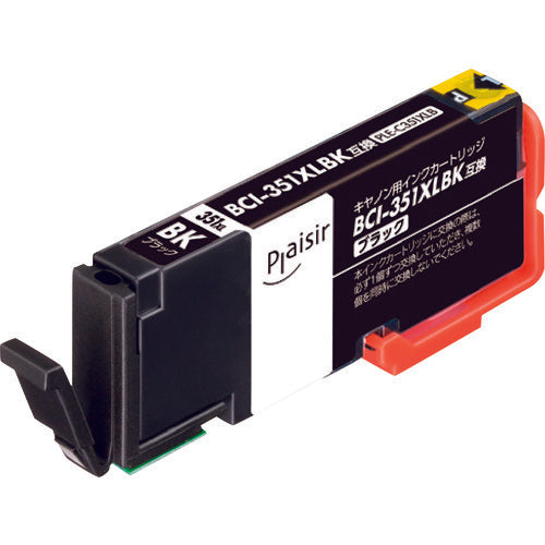 エレコム　プレジール　キヤノン　ＢＣＩ−３５１ＸＬＢＫ対応　染料ブラック　PLE-C351XLB　1 本