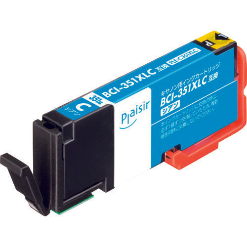 ELECOM Plaisir Canon BCI-351XLC Compatible Cyan PLE-C351XLC 1 unit