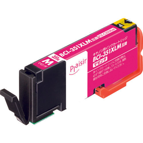 エレコム　プレジール　キヤノン　ＢＣＩ−３５１ＸＬＭ対応　マゼンタ　PLE-C351XLM　1 本