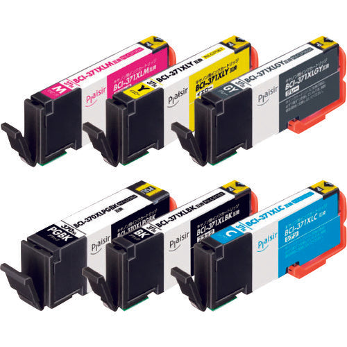 エレコム　プレジール　キヤノン　ＢＣＩ−３７１ＸＬ＋３７０ＸＬ　６ＭＰ対応　６色　PLE-C371XL6P　1 Ｓ