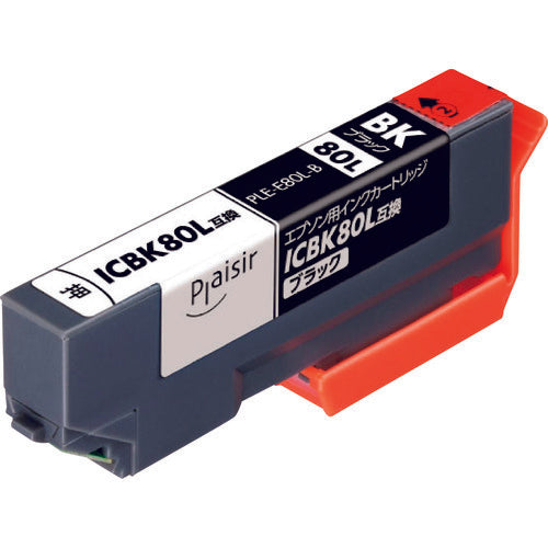 ELECOM 프레지르 EPSON ICBK80L 대응 블랙 PLE-E80L-B 1개