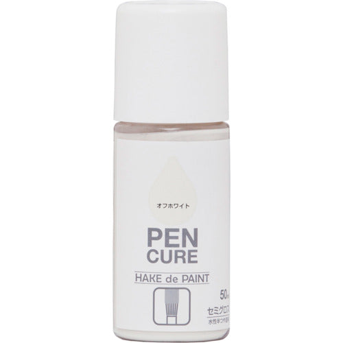 ニッぺ　ペンキュア　ＨＡＫＥ　ｄｅ　ＰＡＩＮＴ　セミグロス　５０ｍｌ　オフホワイト　１９０００２−５０　4976124352614　1 本