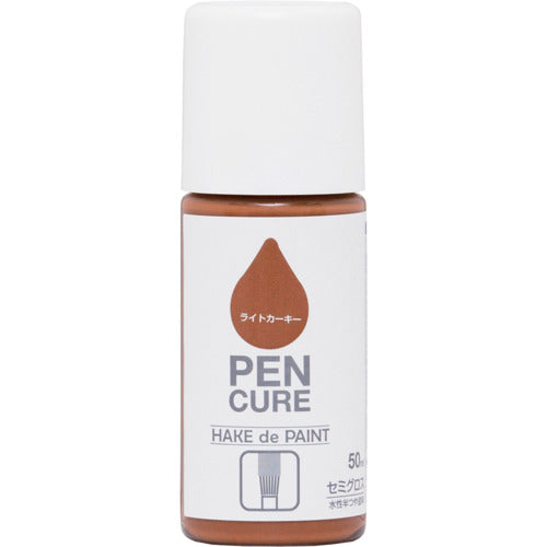 ニッぺ　ペンキュア　ＨＡＫＥ　ｄｅ　ＰＡＩＮＴ　セミグロス　５０ｍｌ　ライトカーキー　１９００１４−５０　4976124352737　1 本