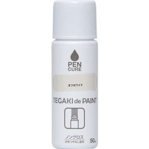 Nippe Pencure TEGAKI de PAINT Non-gloss 50ml Off-white 191001-50 4976124353604 1 bottle