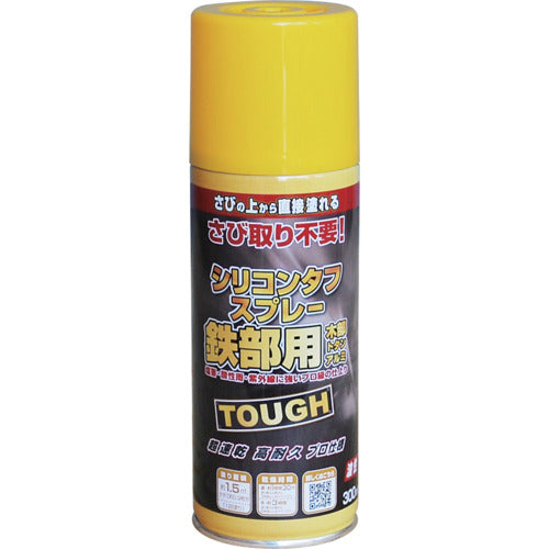 ニッぺ　油性シリコンタフスプレー　３００ｍｌ　イエロー　２２８Ｔ００４−３００　4976124218286　1 本