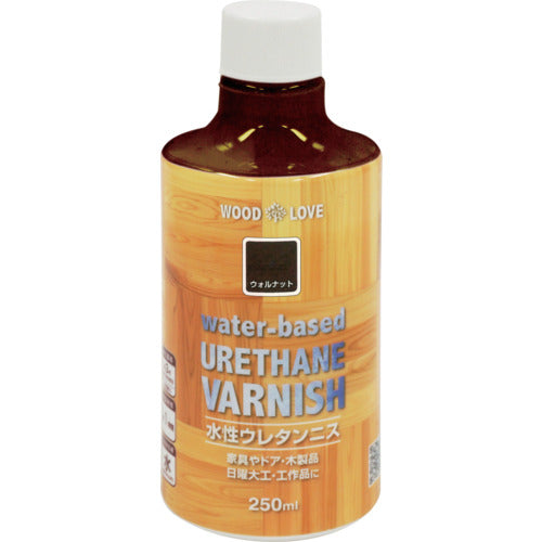 ニッぺ　水性ウレタンニス　２５０ｍｌ　ウォルナット　３００Ｎ０２４−２５０　4976124516139　1 本