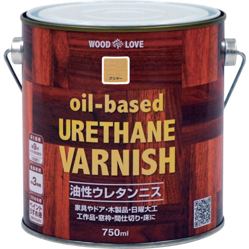 니페 유성 우레탄니스 750ml 클리어 300N046-750 4976124516801 1캔