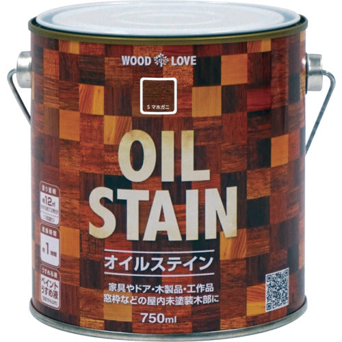 니페 유성 오일 스테인 750ml S 마호가 2 300N063-750 4976124517228 1 캔