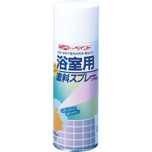 ニッぺ　浴室用塗料スプレー　４００ｍｌ　ホワイト　ＨＲ４１０１−４００　4976124055003　1 本