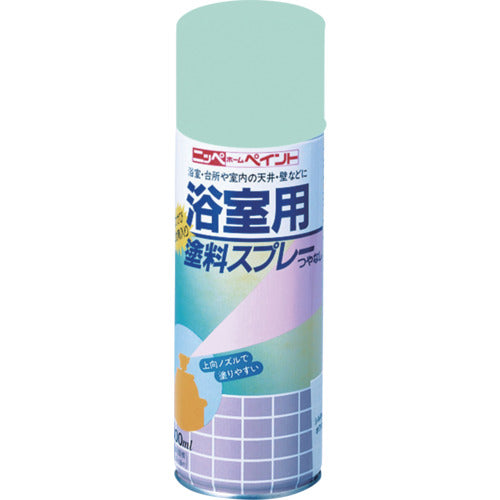 ニッぺ　浴室用塗料スプレー　４００ｍｌ　ハーモニーブルー　ＨＲ４１１１−４００　4976124056000　1 本