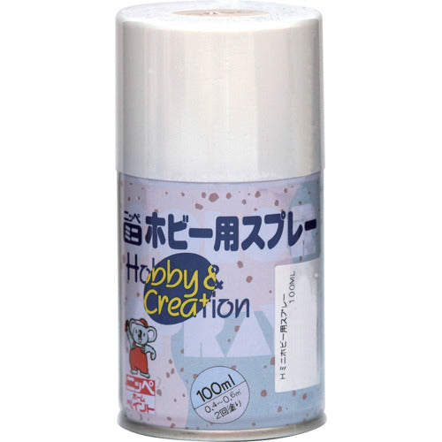 ニッぺ　ミニホビースプレー　１００ｍｌ　つやなしホワイト　ＨＲ８２０２−１００　4976124410215　1 本