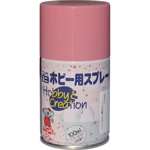 ニッぺ　ミニホビースプレー　１００ｍｌ　ピンク　ＨＲ８２０８−１００　4976124410819　1 本