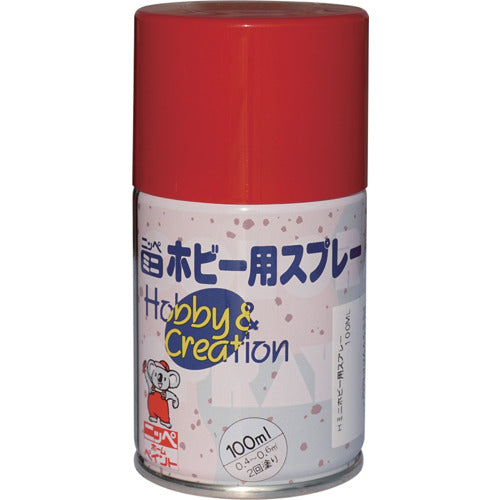 ニッぺ　ミニホビースプレー　１００ｍｌ　レッド　ＨＲ８２０９−１００　4976124410918　1 本