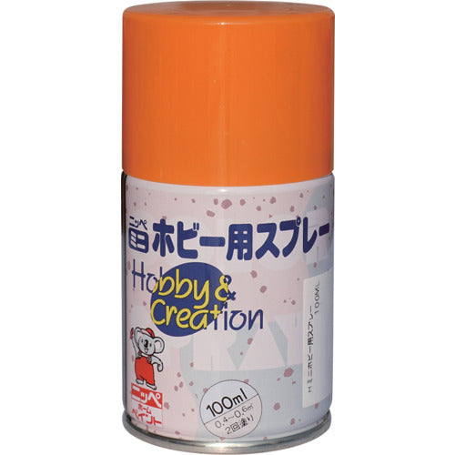 ニッぺ　ミニホビースプレー　１００ｍｌ　オレンジ　ＨＲ８２１０−１００　4976124411014　1 本