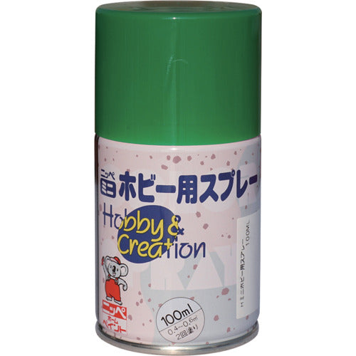 ニッぺ　ミニホビースプレー　１００ｍｌ　グリ−ン　ＨＲ８２１３−１００　4976124411311　1 本