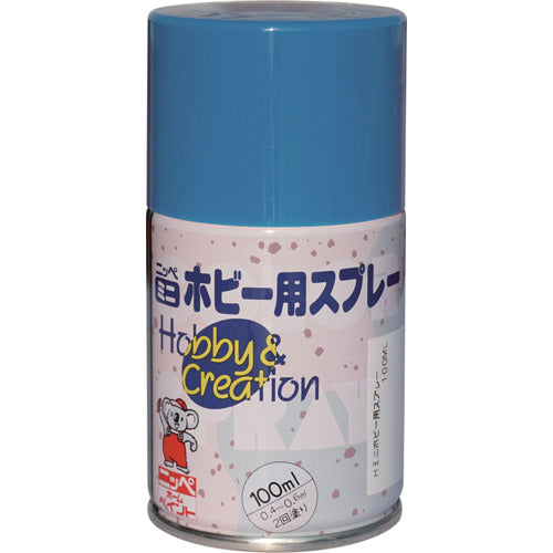 ニッぺ　ミニホビースプレー　１００ｍｌ　マリンブル−　ＨＲ８２１４−１００　4976124411410　1 本