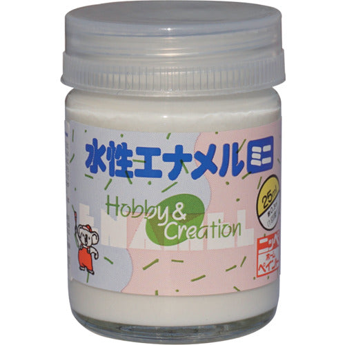 ニッぺ　水性エナメルミニ　２５ｍｌ　透明クリヤー　ＨＳＢ００６−２５　49365351　1 個