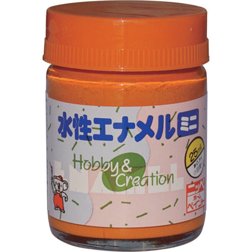 ニッぺ　水性エナメルミニ　２５ｍｌ　オレンジ　ＨＳＢ００９−２５　49365382　1 個