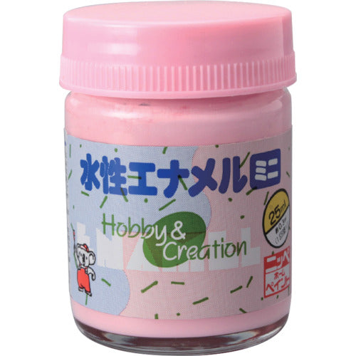 ニッぺ　水性エナメルミニ　２５ｍｌ　パステルピンク　ＨＳＢ０１５−２５　49365443　1 個