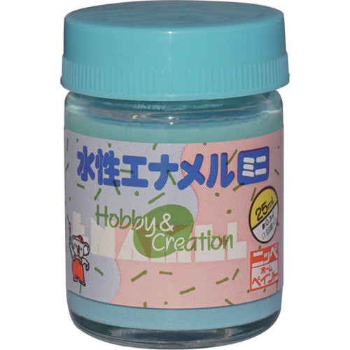 ニッぺ　水性エナメルミニ　２５ｍｌ　パステルブルー　ＨＳＢ０１８−２５　49365474　1 個