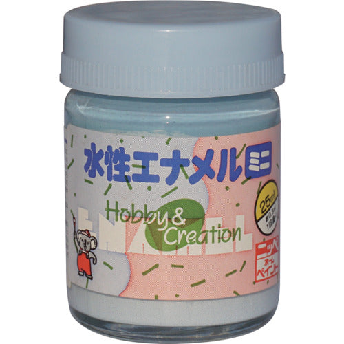 ニッぺ　水性エナメルミニ　２５ｍｌ　クリスタルブルー　ＨＳＢ０１９−２５　49365481　1 個