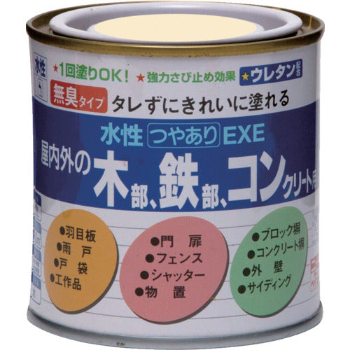ニッぺ　水性つやありＥＸＥ　０．２Ｌ　アイボリー　ＨＳＵ１０３−０．２　4976124420306　1 缶
