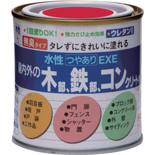 ニッぺ　水性つやありＥＸＥ　０．２Ｌ　レッド　ＨＳＵ１０７−０．２　4976124420702　1 缶