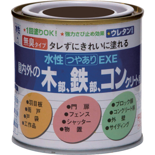ニッぺ　水性つやありＥＸＥ　０．２Ｌ　ブラックチョコレート　ＨＳＵ１１１−０．２　4976124421105　1 缶