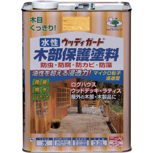 니페 수성 우디 가드 3.2L 메이플 HW201-3.2 4976124532160 1 캔