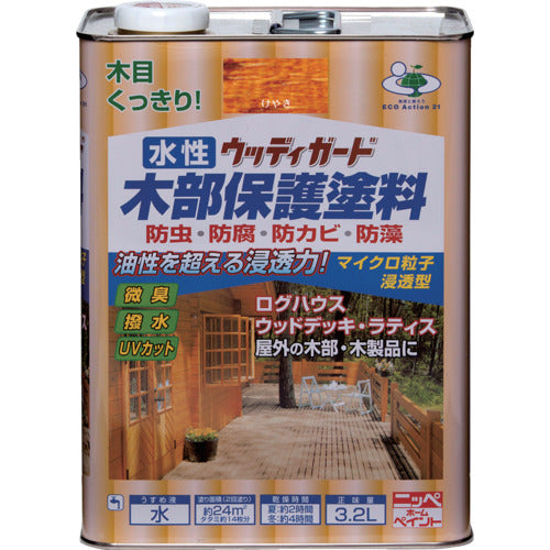 니페 수성 우디 가드 3.2L 케야키 HW203-3.2 4976124532368 1 캔