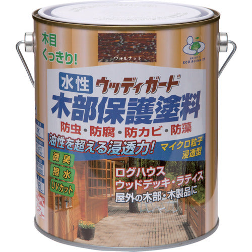 니페 수성 우디 가드 1.6L 월넛 HW209-1.6 4976124532955 1 캔