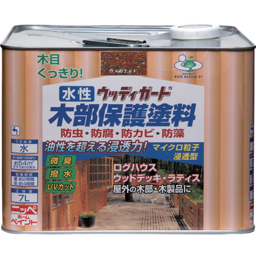 Nippon Paint Water-Based Woody Guard 7L Walnut HW209-7 4976124532979 1 can