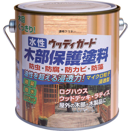 ニッぺ　水性ウッディガード　０．７Ｌ　透明クリヤー　ＨＷ２１３−０．７　4976124533341　1 缶